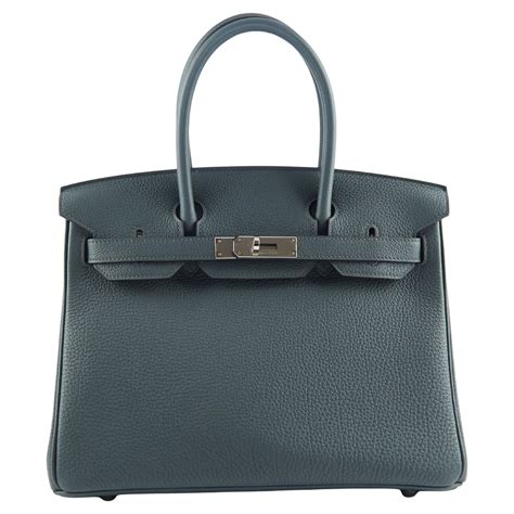 hermes bleu orage birkin|HERMES Togo Birkin 40 Bleu Orage 708939 .